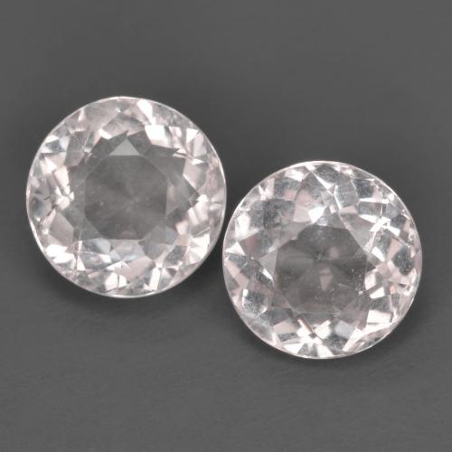 Gemas de Morganita Rosado claro natural de 2.20 ct, Corte Redondo, VS