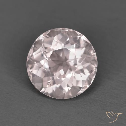 1.54ct Natural Rosado claro Morganita, Redondo, VVS-VS