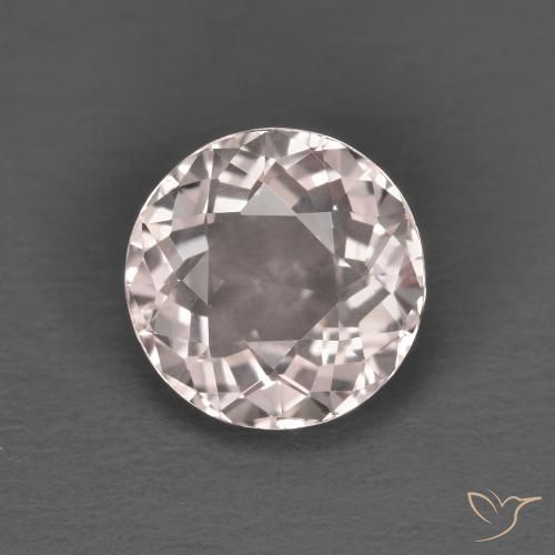 1.44ct Natural Rosado claro Morganita, Redondo, VVS-VS