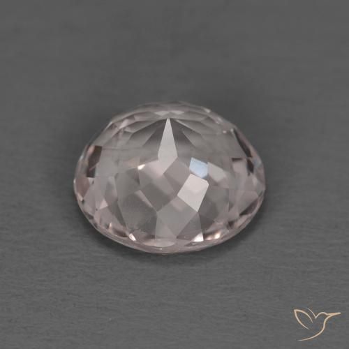 Morganita Rosado claro natural de 1.44 ct, Redondo, VVS-VS