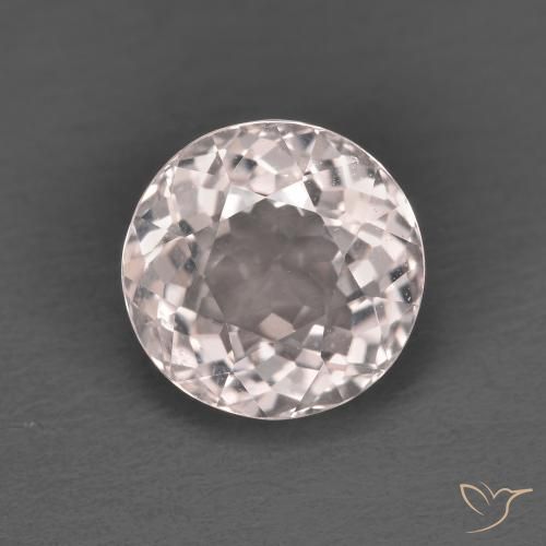 Morganita Rosado claro natural de 1.82 ct, Corte Redondo, VVS-VS