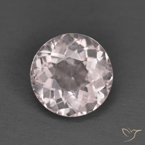 1.63ct Natural Rosado claro Morganita, Redondo, VVS-VS