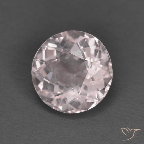 Morganita Rosado claro natural de 1.63 ct, Redondo, VVS-VS