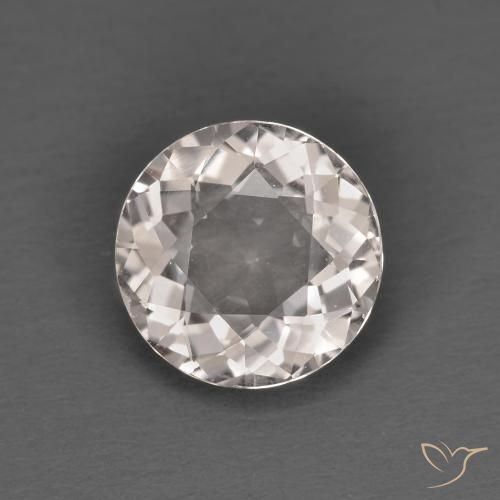 1.28ct Natural Rosado salmón Morganita, Redondo, VVS-VS