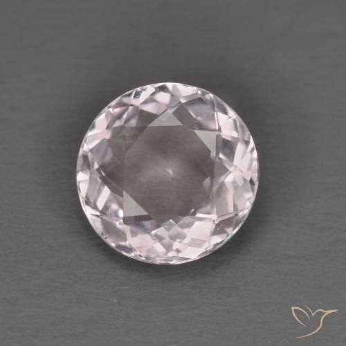 1.22ct Natural Rosado claro morganita, Redondo, VVS-VS