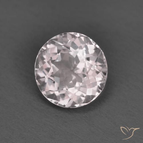Morganita Rosado claro natural de 1.28 ct, Redondo, VVS-VS