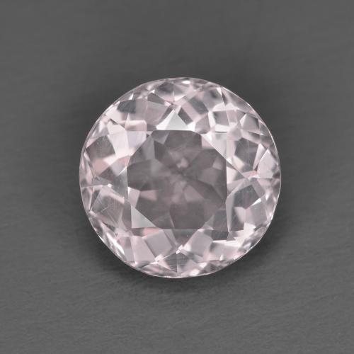 Morganita rosa natural de 1,85 ct, corte redondo, VVS-VS