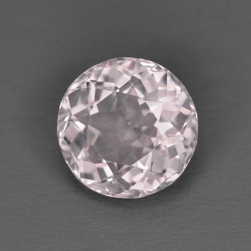 Morganita rosa natural de 1,85 ct, corte redondo, VVS-VS