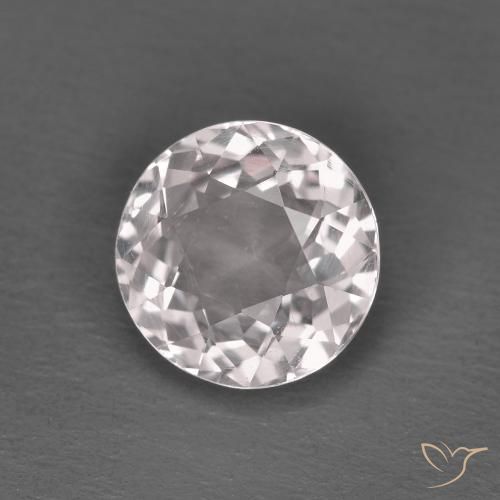 Morganita Rosado claro natural de 1.40 ct, Redondo, VS