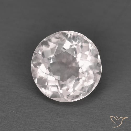 Morganita Rosado claro natural de 1.47 ct, Redondo, VS