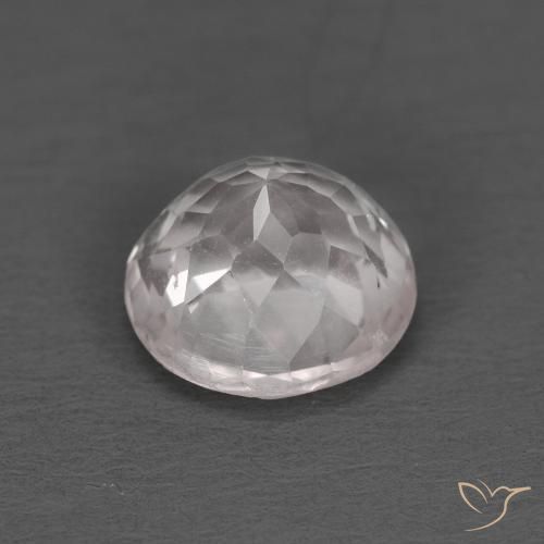Morganita Rosado claro natural de 1.47 ct, Redondo, VS