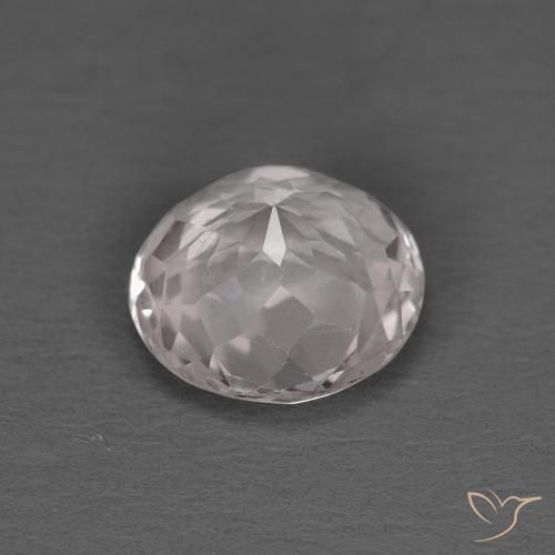 Morganita Rosado claro natural de 1.23 ct, Redondo, VS