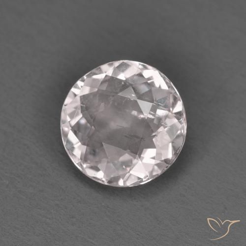 Morganita Rosado claro natural de 1.13 ct, Redondo, VS