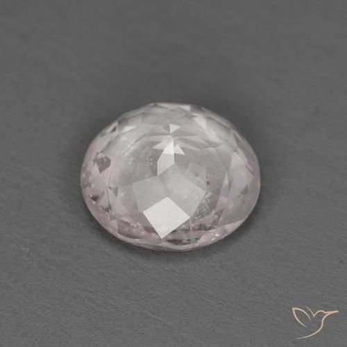 Morganita Rosado claro natural de 1.13 ct, Redondo, VS