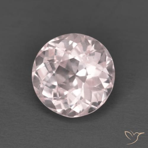 Morganita Rosado claro natural de 1.63 ct, Redondo, VS