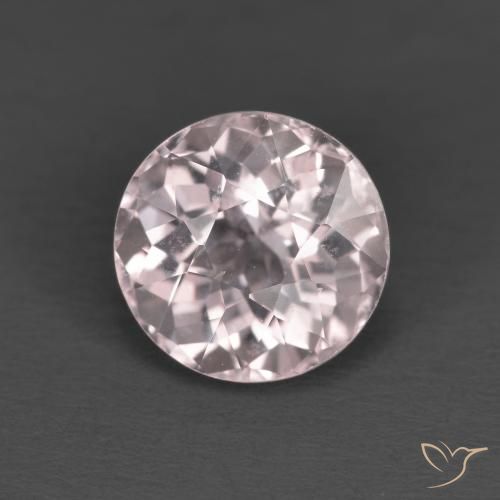 1.73ct Natural Rosado rosa muy claro Morganita, Redondo, VVS-VS