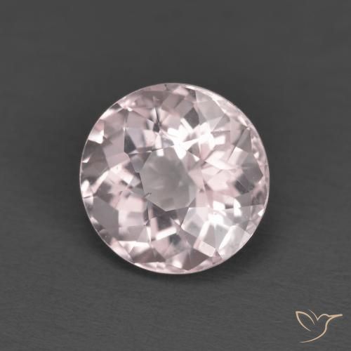 Morganita Rosado rosa muy claro natural de 1.73 ct, Redondo, VVS-VS