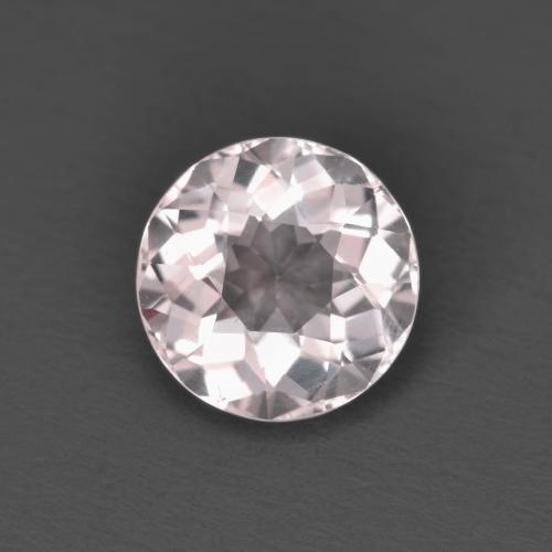 Morganita rosa natural de 1,33 ct, corte redondo, VVS-VS