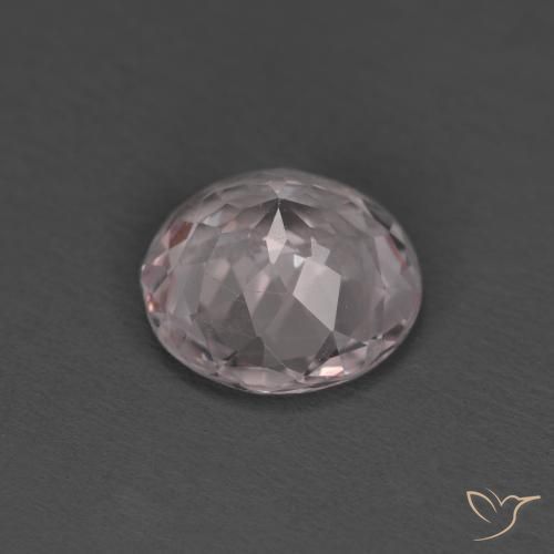 Morganita Rosado claro natural de 1.24 ct, Redondo, VS