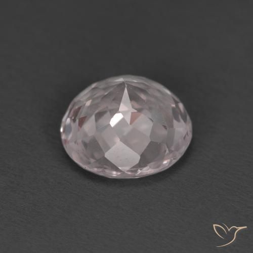 Morganita Rosado claro natural de 1.47 ct, Redondo, VS