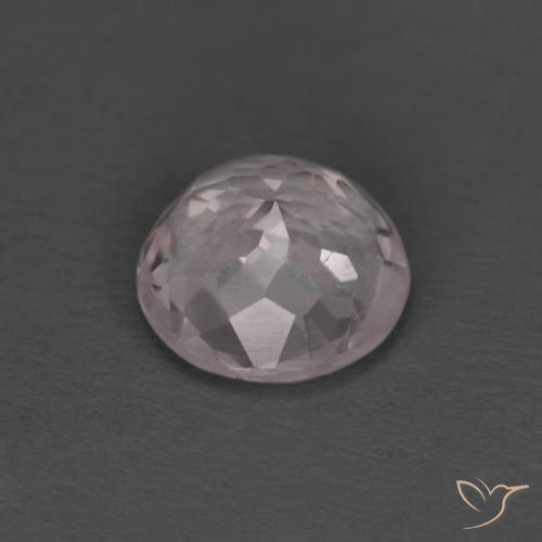 Morganita Rosado claro natural de 1.36 ct, Redondo, VS