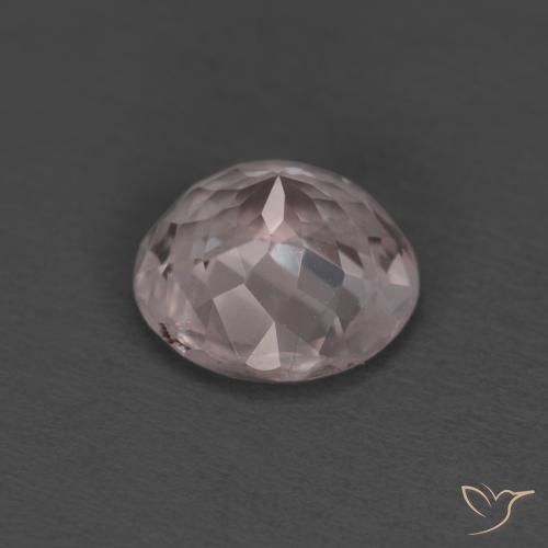Morganita Rosado claro natural de 1.34 ct, Redondo, VS