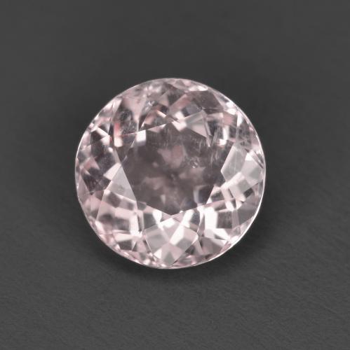 Morganita rosa natural de 1,60 ct, corte redondo, VS