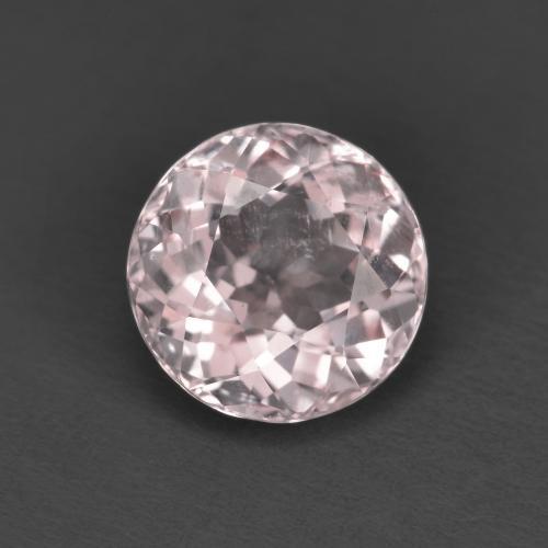 Morganita rosa natural de 1,60 ct, corte redondo, VS