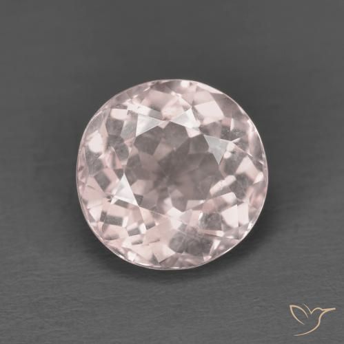 1.59ct Natural Rosado claro Morganita, Redondo, VS