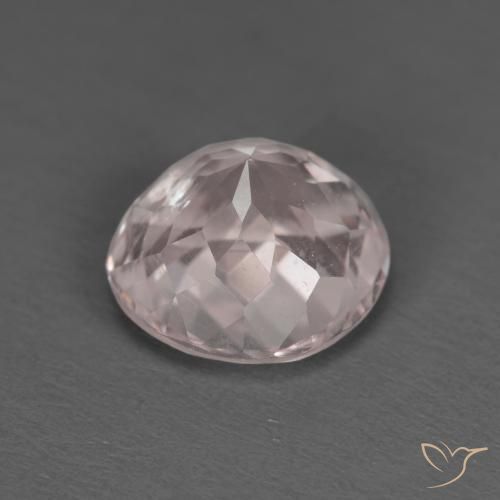 Morganita Rosado claro natural de 1.59 ct, Redondo, VS
