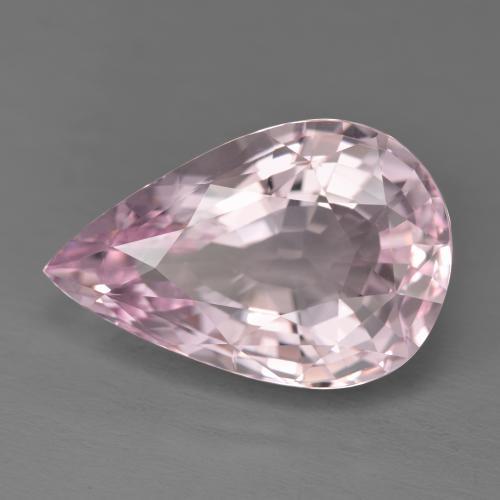 Morganita rosa natural de 11,77 ct, en forma de pera, VVS