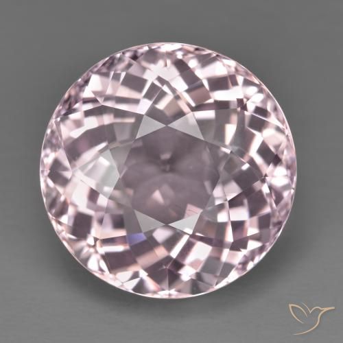 19.30ct Natural Rosado claro morganita, Redondo, VVS-VS