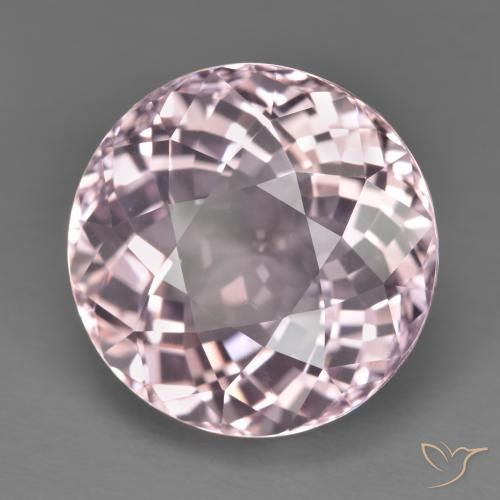 Morganita Rosado claro natural de 19.30 ct, Redondo, VVS-VS