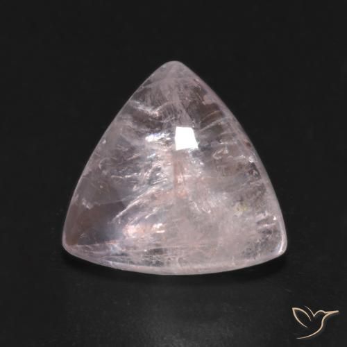 Morganita Rosado claro medio natural de 3.68 ct, Trillón, Translúcido