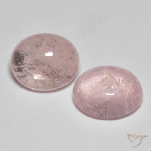 Gemas de Morganita Medium Light-Pink natural de 10.51 ct, Ovalada, Transparente