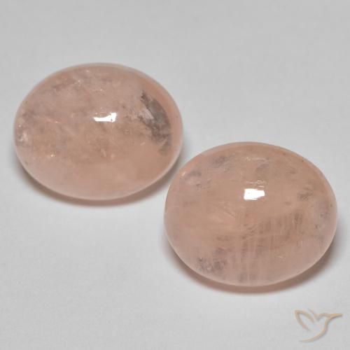 10.68ctw Natural Rosado salmón morganita, Ovalada, Translúcido