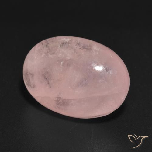 Morganita Rosado medio natural de 11.21 ct, Ovalada, Translúcido