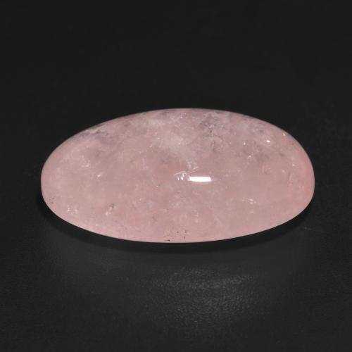 Morganita rosado medio natural de 13,64 ct, corte óvalo, translúcido