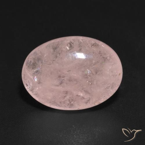 5.66ct Natural Rosado coral morganita, Ovalada, Translúcido