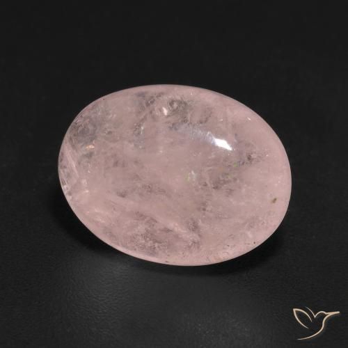Morganita Rosado coral natural de 5.66 ct, Ovalada, Translúcido