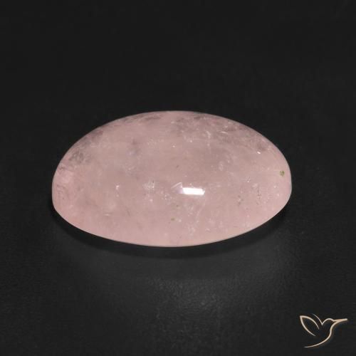 Morganita Rosado coral natural de 5.66 ct, Ovalada, Translúcido