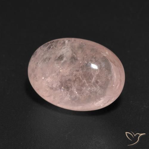 Morganita Rosado flamingo natural de 5.07 ct, Ovalada, Transparente