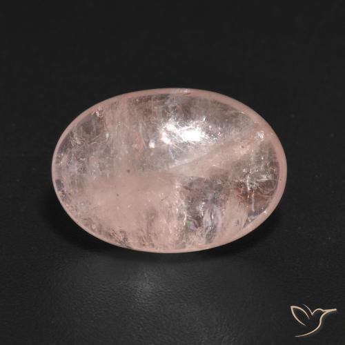 4.90ct Natural Rosado medio morganita, Ovalada, Transparente