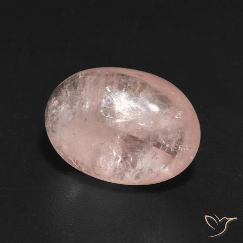 Morganita Rosado medio natural de 4.90 ct, Ovalada, Transparente