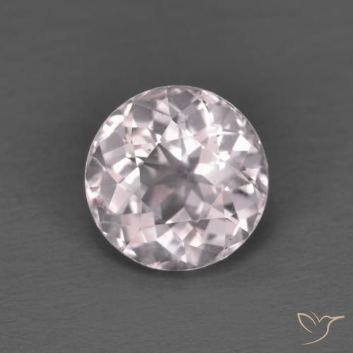 Morganita Rosado rosa muy claro natural de 1.34 ct, Redondo, VVS-VS