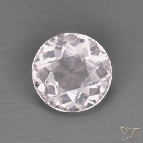 1.24ct Natural Rosado claro Morganita, Redondo, VVS-VS