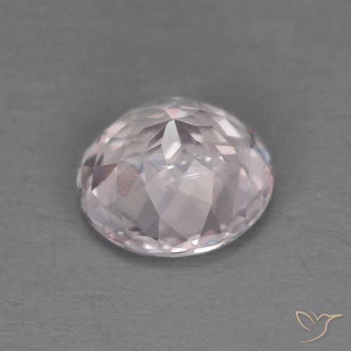 Morganita Rosado claro natural de 1.24 ct, Redondo, VVS-VS