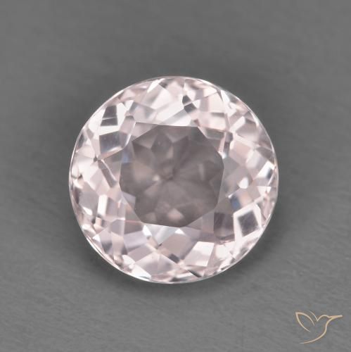 1.51ct Natural Rosado claro Morganita, Redondo, VS
