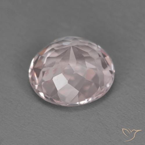 Morganita Rosado claro natural de 1.51 ct, Redondo, VS