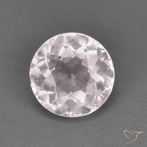 1.43ct Natural Rosado claro morganita, Redondo, VVS-VS